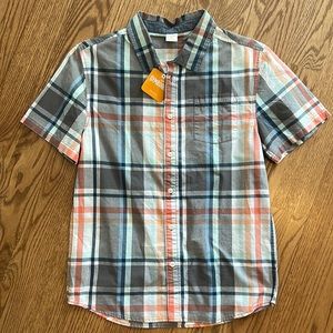 NWT Gymboree short sleeve button down dress shirt (sz. 14)